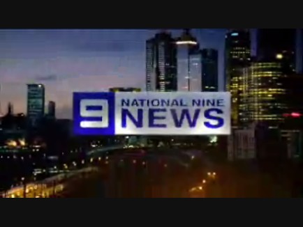 National Nine News Melbourne Opening Title Card